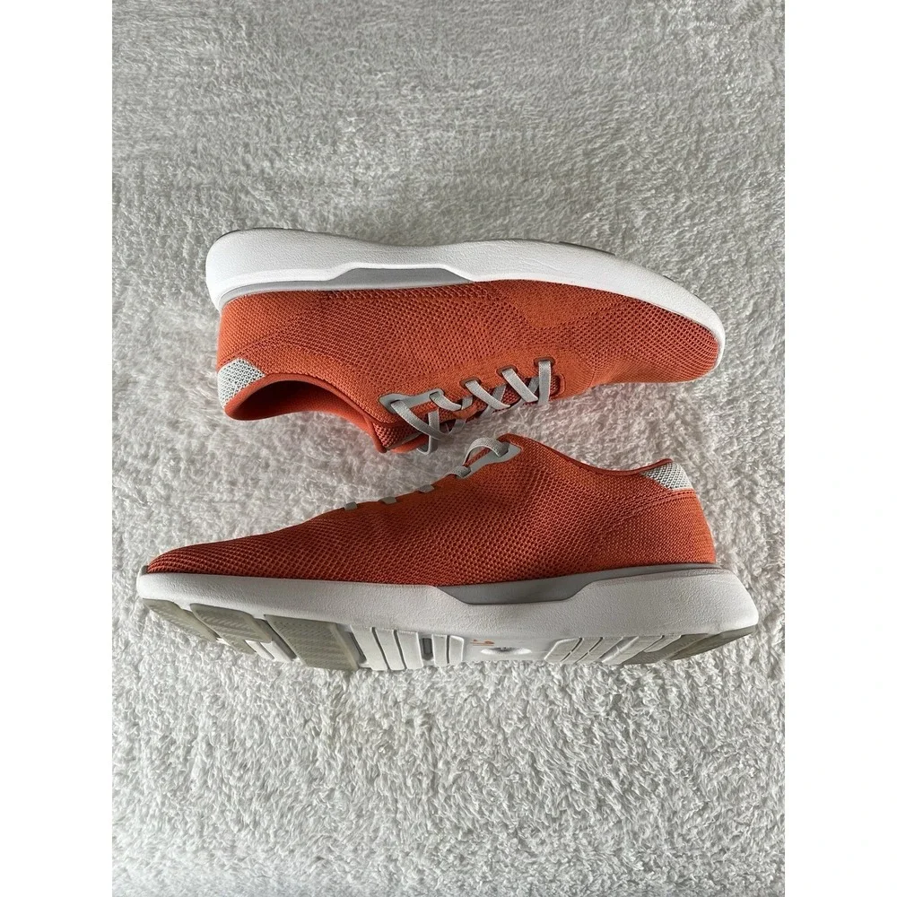 Peter Millar #MS23EF06 Glide‎ V3 Sneakers Sahar Orange White Mens Size 12 Preppy